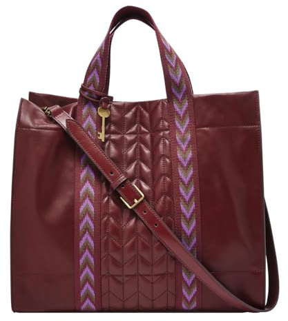 Fossil Carmen Tote Wine, Einheitsgröße