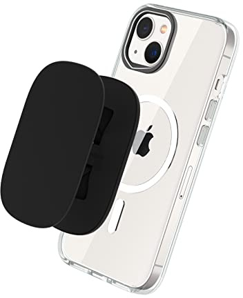 RHINOSHIELD GRIPMAX Compatible with MagSafe - Grip and Stand for Phones and Cases, Repositionable and Durable, Smartphone Accessory - Black