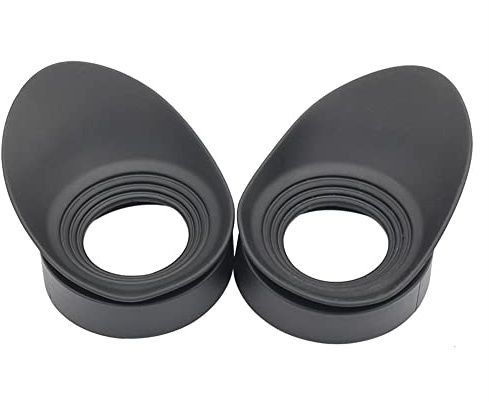 Mikroskop-Okular-Augenmuscheln - 1 Paar Ferngläser Gummi-Augenmuscheln Augenschutzkappen Innendurchmesser 40 mm for Mikroskop-Okular-Teleskop-Augenmuscheln