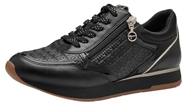 Tamaris Damen Schnürer Vegan schwarz 38