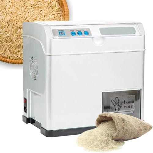 Electric Rice Milling Peeling Machine,Automatic Rice Bran Shelling Separator,30kg/h Wheat Cereals Hulling Peeling Sheller,for Light Brown Rice,Germ Rice,Light Polished Rice