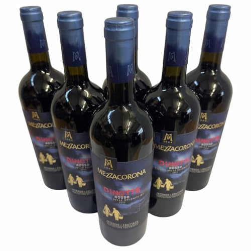 Mezzacorona, Dinotte Red Blend Rosso IGT 2022, Rotwein aus Italien, 750ml, 6er-Set