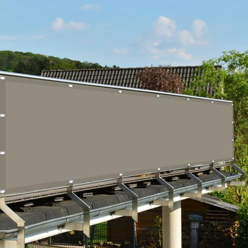 Tenda Parasole 3 x 4 m Protezione Raggi UV e Impermeabile Vela Ombreggiante Impermeabile Protezione Solare Antivento con Fune per Esterno, Balconi, Giardino, Terrazza, Cachi