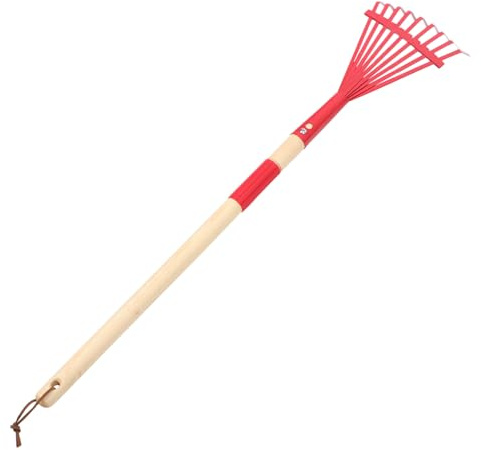 Milisten Rastrellino Piccolo Rastrello per Foglie da Giardinaggio Rastrello per Arbusti da Giardino Attrezzo da Giardino