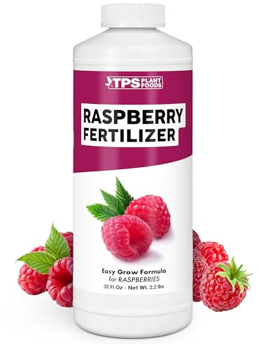 Raspberry Fertilizer – Liquid Plant Food for Bigger Berries, Better Flowering & Stronger Cane Growth, 32 oz
