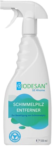 BIODESAN® Schimmel-Entferner 500 ml – Chlorfrei, geruchsneutralisierend & tiefenwirksam | Deutsche Markenqualität gegen Schimmel & Stockflecken für Wand, Bad, Fugen & Tapeten