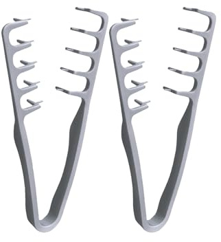 2 Pezzi Pettine Per Texture, Pettine Per Acconciature A Denti Larghi, Strumento Per Dare Volume Alle Radici, Accessorio Per La Cura Della Frangia Strumenti Per Acconciature Per Uomo E Donna