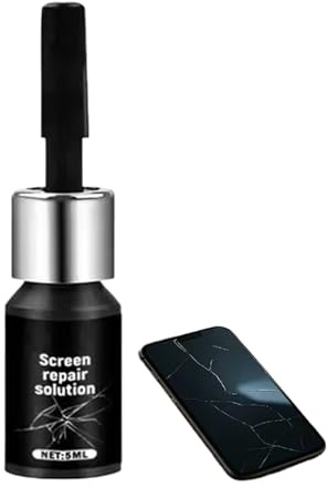 Liquido per la Riparazione del – Kit di Riparazione per Parabrezza screpolato, Raschietto per, solvente di Fissaggio | 2,5 Pollici, Resina per Riparazione Parabrezza Auto per Graffi rotti