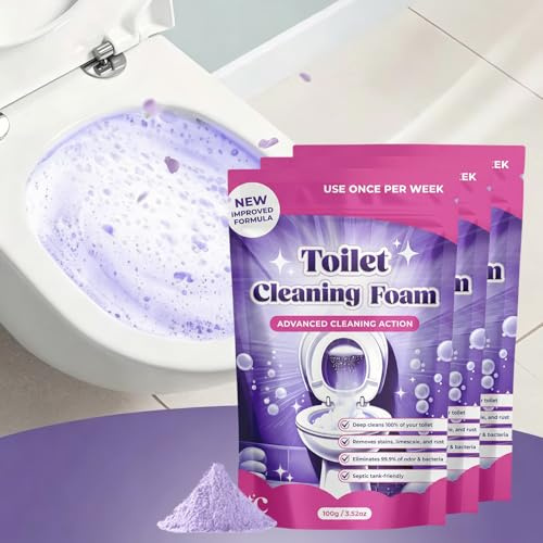Fizzclean Wc-reiniger,3pc Fizz Clean Toilettenschaum,2026 Toilet Cleaning Foam,WC Reiniger Extra Stark,Toilet Cleaner,Toilettenschaum Extra Stark Reinigung,Schnellwirkend
