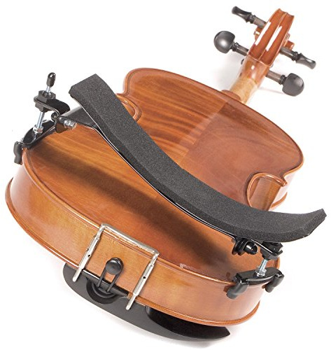 Bonmusica Schulterstütze für Viola 16.5 / Bodenbreite 240 mm - Ergonomische Form - rutschfest - formbar - komfortabel gepolstert