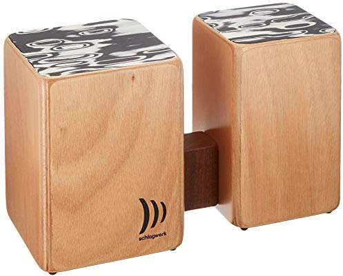 Schlagwerk WBM100 Bongo Set aus Hols für Stativ-Montage (passt auf jedes Bongostativ) - Cajon Bongos mit durchsetzungsstarkem Sound - Made in Germany