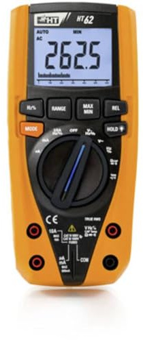 HT-Instruments Digitales Multimeter TRMS, 4 stellige Anzeige, 6000 Digits, Bargraph, CAT IV, 1 Stück, HT62