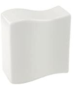 Villeroy und Boch NewWave Salzstreuer, Premium Porzellan, Weiß