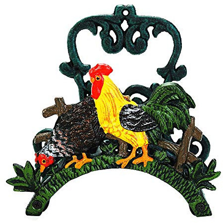 Sungmor Supporto per tubo in ghisa resistente, per giardino e cortile, decorazione da parete per tubi dell'acqua, scaffale, gancio, decorazione da parete antica