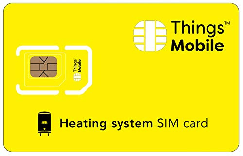SIM-Karte für HEIZUNGSANLAGEN - Things Mobile - mit weltweiter Netzabdeckung und Mehrfachanbieternetz GSM/2G/3G/4G. Ohne Fixkosten und ohne Verfallsdatum. 10 € Guthaben inklusive
