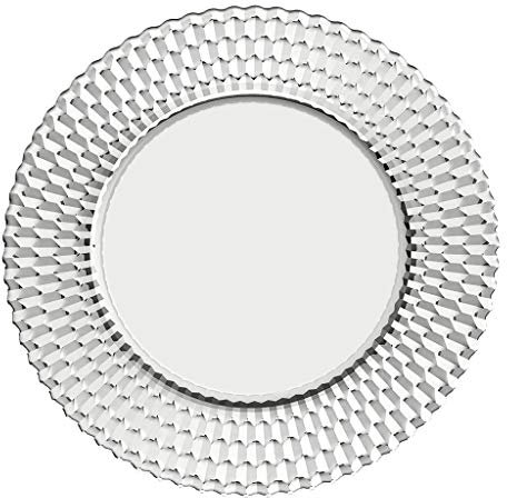 Villeroy & Boch - Boston Piatto Segnaposto Trasparente, Lavabile in Lavastoviglie, Stoviglie, Piatto Ceramica, Cristallo