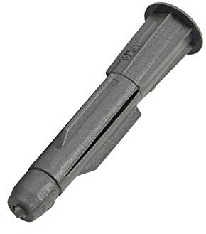 100 Stück/Dübel/Durchmesser - 8 x 51mm - Länge Universaldübel mit Kragen/Spreizdübel/Allzweckdübel/Material: Kunststoff