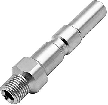 DERASL 1/4 Stainless Steel Pressure Washer Coupler Foam Cannon Adapter - Compatible with Nilfisk Alto/KEW/Kranzle/WAP High Pressure Washers