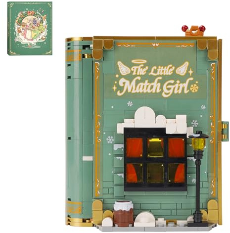 Oichy Baustein Sets Kreatives 3 in 1 Märchenbuch Building Blocks Pädagogisch Micro Konstruktionsspielzeug für Kinder Teenager Erwachsene (691 Stück)