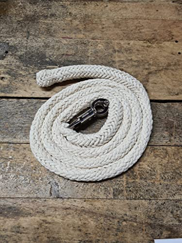 Jumbo Führstrick mit Panikhaken Silber, Natur, 3m