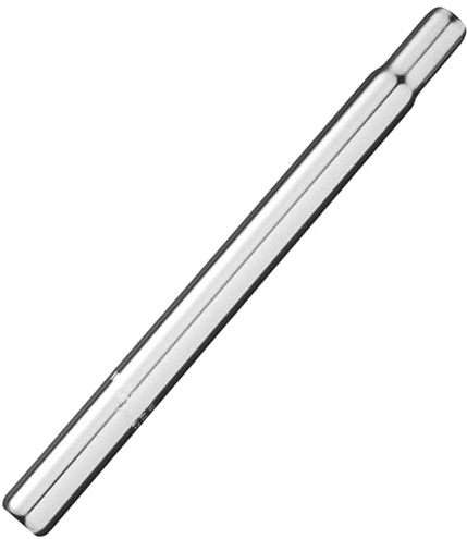 cyclingcolors Tige de Selle vélo Tube sans Chariot Acier chromé Cycle VTT Ville Route randonneuse, Ø27.2x300mm