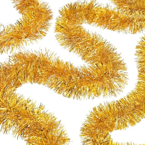 12M Lametta Weihnachtsbaum Gold Weihnachtsbaumgirlande Weihnachtsbaum Lametta Dick Lametta Girlande Weihnachten Weihnachtsbaum Lametta Girlande Weihnachtsbaum Deko Lametta