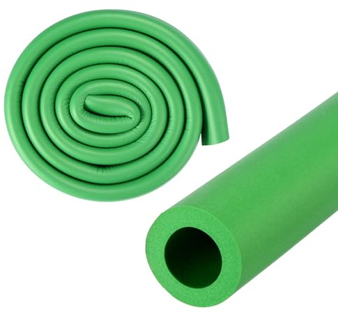 M METERXITY Rohrisolierschaumrohr 18mm ID 30mm OD 1m Länge Grün | weicher flexibler Schaumstoffschlauch Rohrisolierung, für Griffunterstützung/Gitarrenständer/Dachgepäckträger