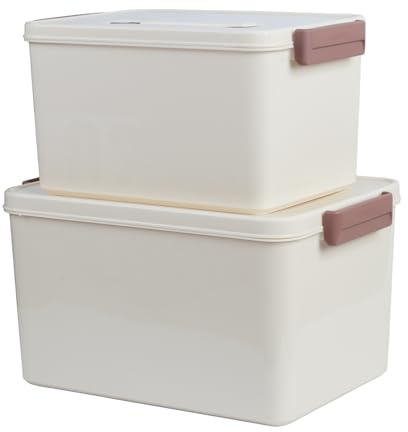 Toolzia Contenitore multiuso ermetico, 10 L + 16 L