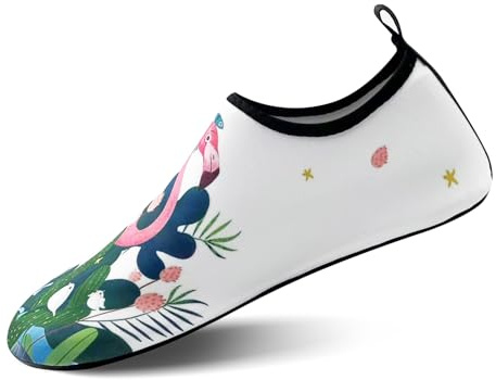 North Bund Chaussures Aquatiques pour Homme Femme Séchage Plongée Rapide Piscine Natation Chaussettes Antidérapant Pieds Nus Chaussons Aqua Aquatique Unisexe Chaussure de Plage Surf Yoga Eau Sport