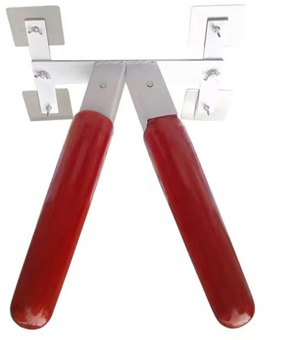 Wing Chun Holzpuppe, Rote Wing Chun Puppe für Kampfsporttraining, chinesische Kung Fu Übungsausrüstung, IP Man Holzmann-Stapel zum Schlagen der Arme Taekwondo (Farbe: 2X Hände)