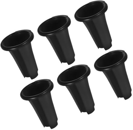 Toddmomy 6piezas Maceta para Orquídeas Grande Elevada Negro con Drenaje para Jardín
