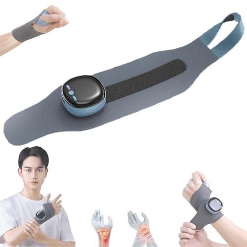 Asipu Nervio 3-in-1 – Effektive Schmerzlinderung. Schnell. Ganz ohne Nebenwirkungen, EMS Massage Soothing Pulse Hand Pain Relief, Adjustable Length for Daily & Sports, Universal Left & Right(1PCS)