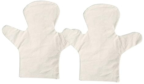 FUNNETOYU 2stücke Handgemachtes DIY Fingerpuppen Material Aus Weißem Canvas Stoff Kreative Bastelsets Für Junge Mädchen Im Kindergarten Sicher Und Langlebig Für Geschichtenerzählen