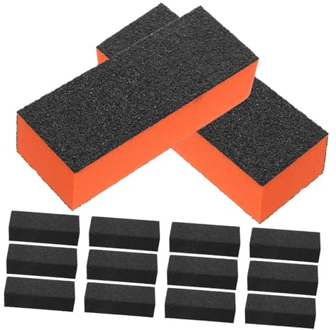 Gogogmee 20 Pezzi Buffer per Unghie Blocco Spugna Lati per Manicure e Pedicure Levigatura e Lucidatura Unghie Naturali e Acriliche Portatile e Durevole