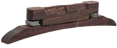 BESTonZON Rosewood Mandolin Bridge Replacement Height Mandolin Accessory Musical Instrument Part for Professional Stringed Instruments