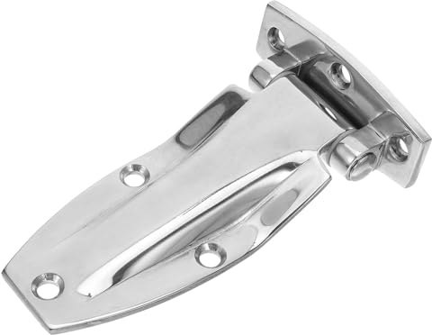 HOMSFOU Charnières Arrière Acier Inoxydable pour Camion Charnières Robustes pour Portes de Remorque et Conteneurs Support Lourd Rotation Silencieuse Compatibles avec Camions Caisse Mobile