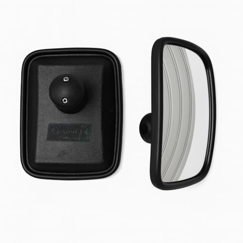 Specchio Specchietto Retrovisore Esterno Grandangolo Convesso Universale 22cm x 17cm Destro o Sinisto Omologato E4 per Trattore Camion Carrello Elevatore Furgone Macchine Agricole