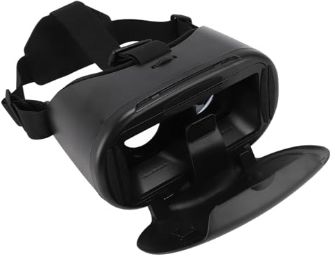 Aolidsive VR-glasögon, 3D antiblå Linser, Justering Av Pupillavstånd, Kompatibel med 5-7 Tums Smartphones för Spel och Filmer