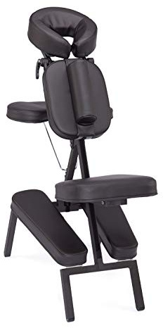 TAOline Vital paquet - chaise de massage et de thérapie couleur noir, avec sac de transport et coussin sternal