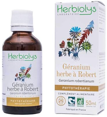 Herbiolys - Teinture mère Géranium herbe à Robert (Geranium robertianum) 50 ml