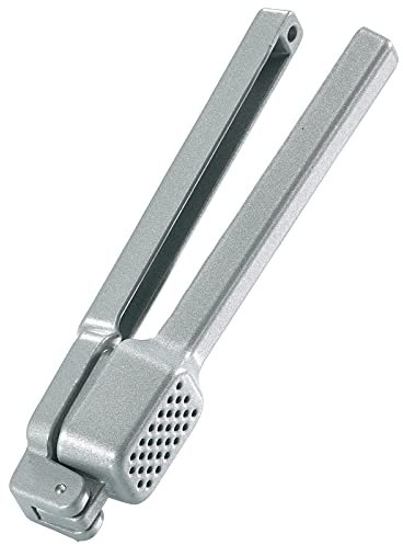 Westmark Knoblauchpresse, Retro-Verpackung, Aluminium, 15,2 x 2,5 x 3,1 cm, Biopress, Silber, 3010RT60