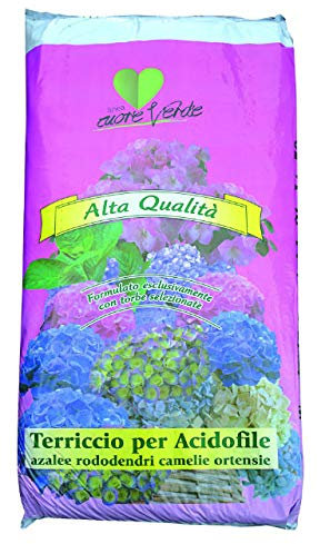 Vialca TERRICCIO ACIDOFILE - Ideale per Azalee RODODENDRI CAMELIE ERICHE (LT.50)
