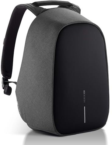 XD Design Bobby Hero Regular Zaino Antifurto USB Nero (Borsa Unisex)