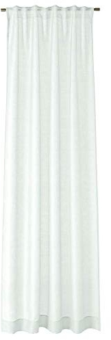 Joop! Living Vorhang mit verdecktem Schlaufenband Ornament Allover Farbe Weiss Größe 130x250cm halbtransparent