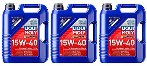 ILODA 3X Original Liqui Moly 5L Touring High Tech 15W-40 Motoröl Motorenöl Motoroil
