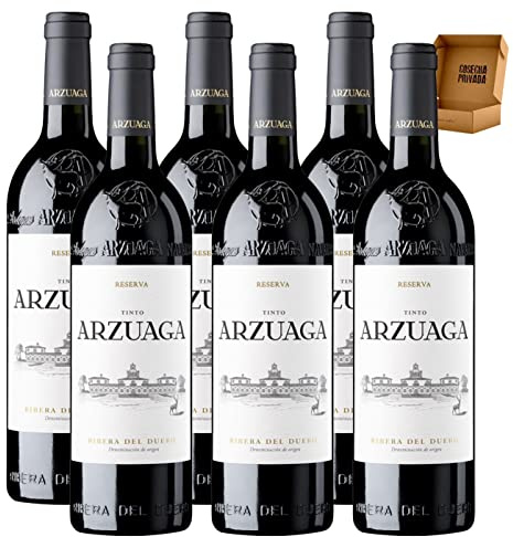 Arzuaga - Envío Gratis 24 H - Vino Tinto Ribera del Duero -Vino Regalo - Cosecha Privada (6 x Botella 75 cl, Reserva)