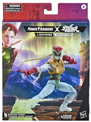 Lightning Collection Power Rangers X Street Fighter Morphed Cammy Stinging Crane Ranger Actionfigur