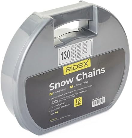 Auto Schneeketten Satz von 2 12mm, metall reifenketten Raddurchmesser Zoll - 30, 35, 15, 16, 17, 18, 19 mit Felgenschutz 5171A0007