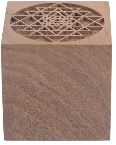 Luxshiny Aromadiffuser Holzwürfel Für Zuhause Büro Und Auto Eleganter Tragbarer Diffusor Für Ätherische Öle Umweltfreundliches Design Dekorative Aromatherapie Für Jede Umgebung