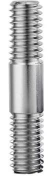 M3 M4 M5 M6 M8 M10 M12 M16 304 Edelstahl Kopflose Stehbolzen Schraube Stange Zahn Stick Dual Kopf gewinde Stange (Size : 30mm, Color : M5-3pcs)